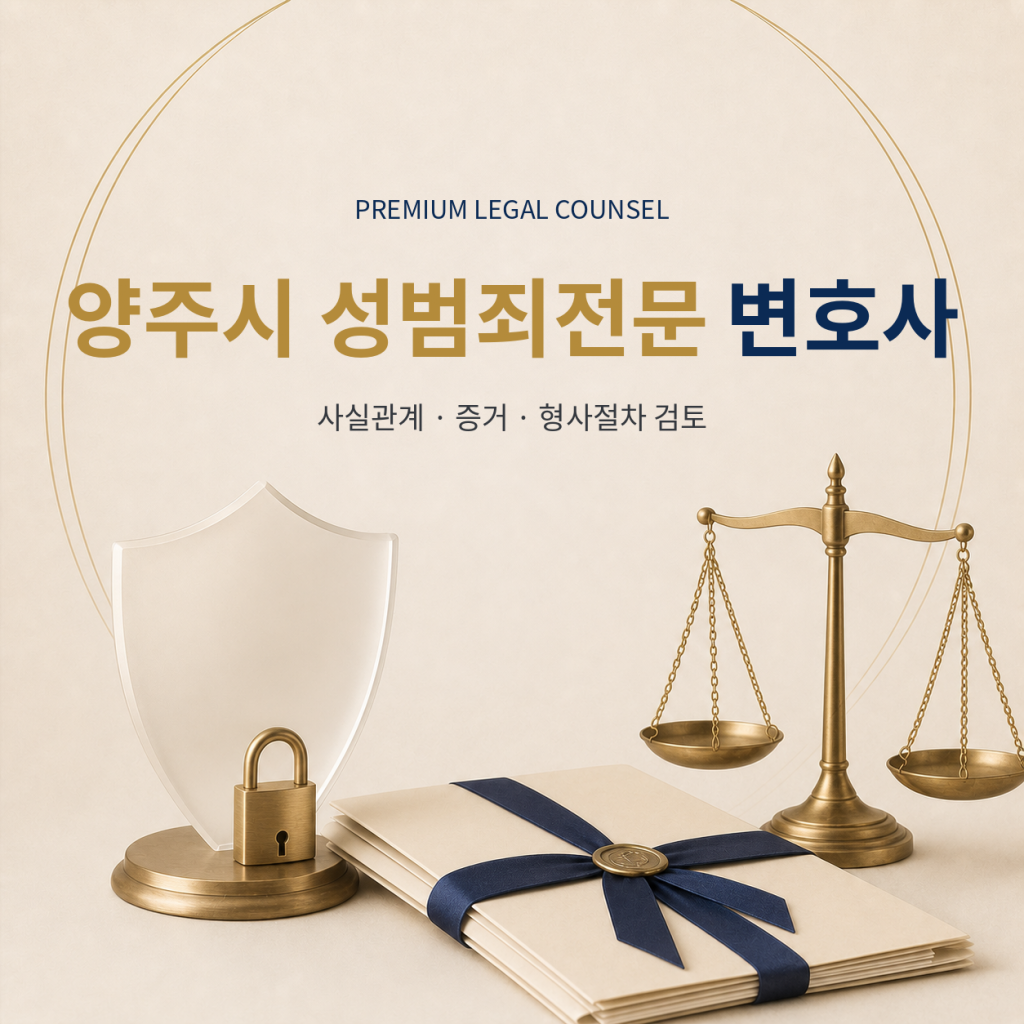 양주시 성범죄전문 변호사